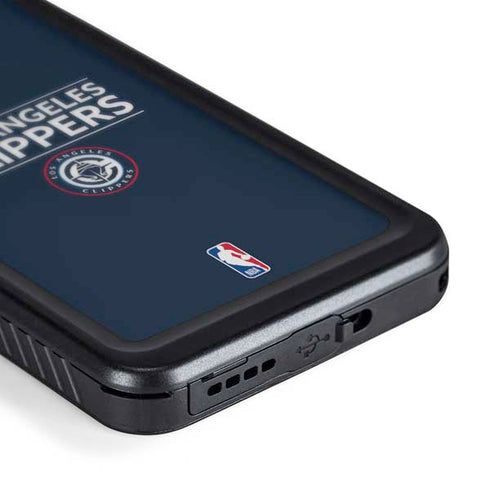 NBA Los Angeles Clippers Standard Blue Galaxy S24 Waterproof Case